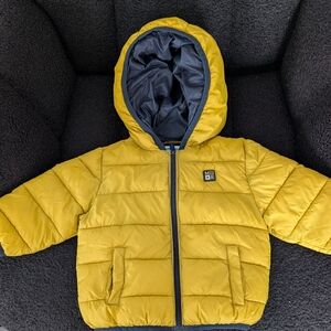 Mayoral Yellow and Navy Kids Jacket
